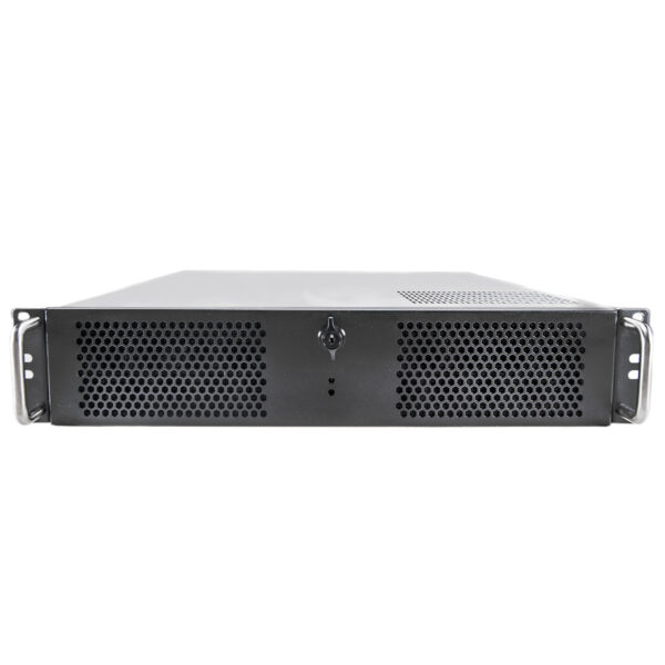 Серверный корпус 2U NR-N2055D 600Вт (ATX 12"x10.5" 2x5.25ext, 6x3.5int, 550mm) чёрный, NegoRack — изображение 2