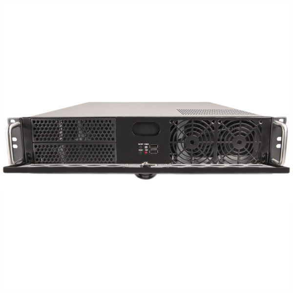 Серверный корпус 2U NR-N2055D (ATX 12?10.5, 2x5.25ext, 6x3.5int, 550mm) чёрный, Negorack — изображение 3