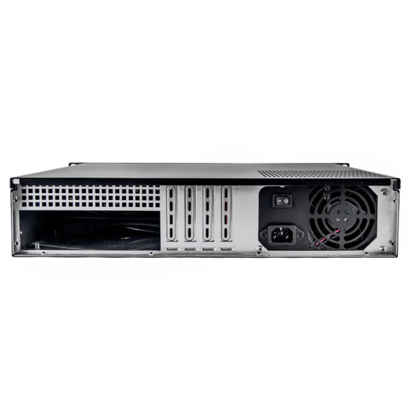 Серверный корпус 2U NR-N238C 500Вт (mATX 9.6x9.6, 2x5.25ext, 4x3.5int, 400mm) черный, NegoRack — изображение 3