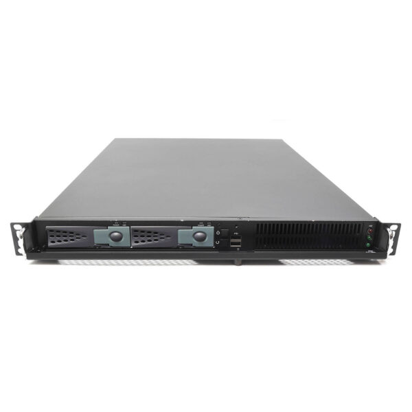 Серверный корпус 1U GHI-181 460Вт 2xHot Swap SATA (EATX 12x13, 1x5.25ext, 650mm) черный, AKIWA — изображение 2