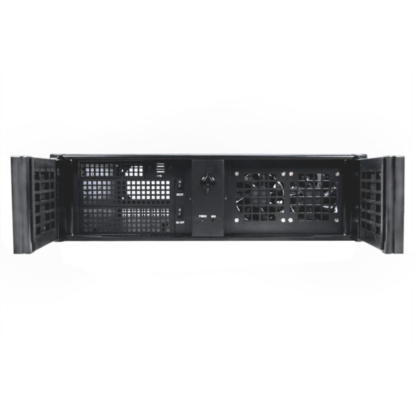 Серверный корпус 3U NR-N324D 600Вт (ATX 12"x9, 6", 3x5.25ext, 5x3.5int, 380mm) черный, NegoRack — изображение 3