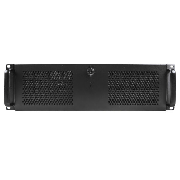 Серверный корпус 3U NR-N338AD (ATX 12"x9,6", 3x5.25ext, 5x3.5int, 380mm) черный, NegoRack — изображение 2