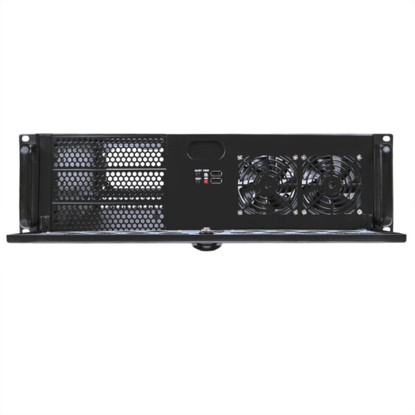 Серверный корпус 3U NR-N338AD 500Вт (ATX 12"x9, 6", 3x5.25ext, 5x3.5int, 380mm) черный, NegoRack — изображение 3