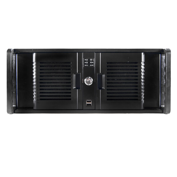 Серверный корпус 4U NR-N4800 2x600W (ATX 9x12, 4x5.25ext, 1x3.5ext, 2x3.5int, 528мм) черный, NegoRack — изображение 2