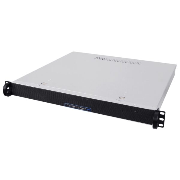 Серверный корпус 1U NR-D140 2x300Вт (ATX 9.6x12, 1x3.5"int or 2x2.5"int, 3 fan, 400mm) черный