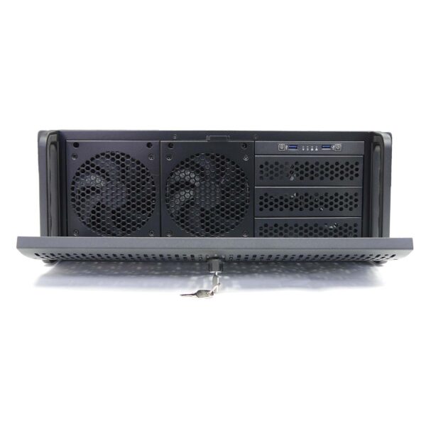 Серверный корпус 4U NR-D415-2 500Вт (EATX 12x13, 9x5.25ext or 12x3.5"int, 550mm) черный, NegoRack — изображение 3