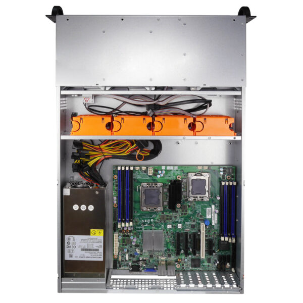 Серверный корпус 2U NR-R218 2x400Вт 8xHot Swap SAS/SATA (EATX 12x13, Slim CD, 650mm) черный Negorack — изображение 4