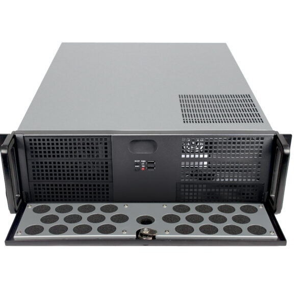 Серверный корпус 3U NR-N355-2D (EATX 12x13, 4x5.25ext, 6x3.5int, 550мм) черный, NegoRack — изображение 3