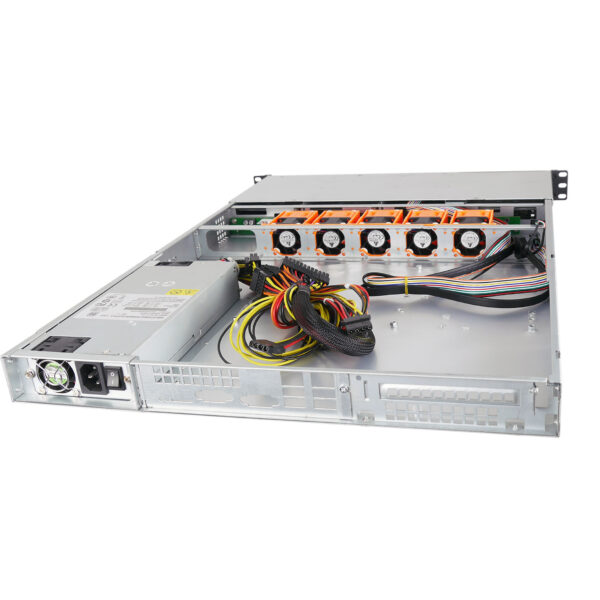 Серверный корпус 1U NR-R104 2x500Вт 4xHot Swap SAS/SATA  (EATX 12x13, Slim CD, 650mm) черный — изображение 7