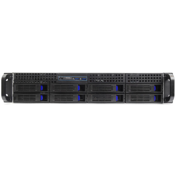 Серверный корпус 2U NR-R218 2x800Вт 8xHot Swap SAS/SATA (EATX 12x13, Slim CD, 650mm) черный Negorack — изображение 2