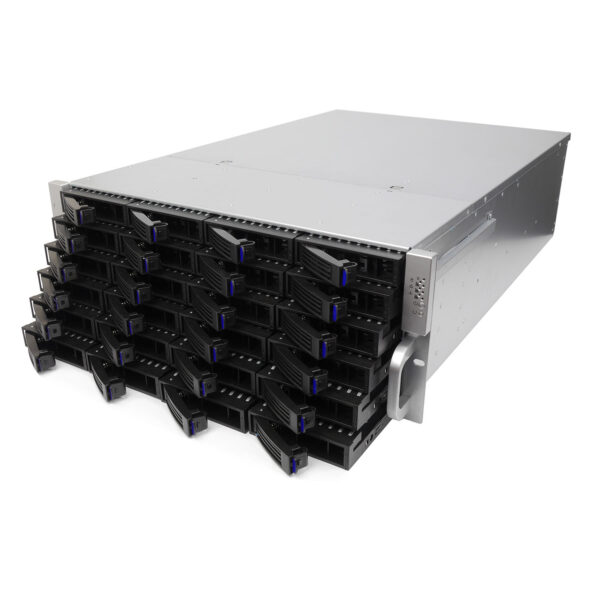 Серверный корпус 4U NR-R424 2x1200Вт Hot Swap 24xSAS/SATA (EATX 12x13, 650mm) черный — изображение 5