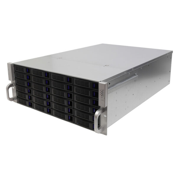 Серверный корпус 4U NR-R424 2x1200Вт Hot Swap 24xSAS/SATA (EATX 12x13, 650mm) черный