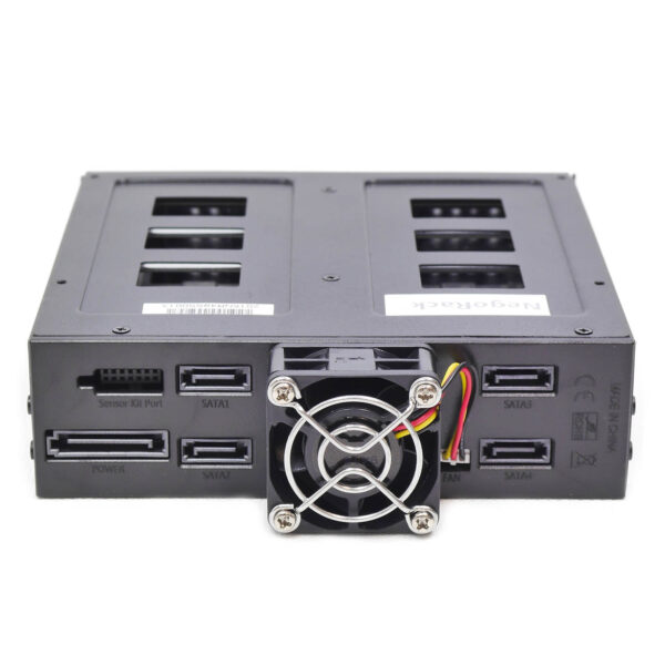 Корзина NR-49SS 1 x 5.25" с салазками "горячей" замены для 4 х 2,5" SAS/SATA HDD, черная — изображение 3