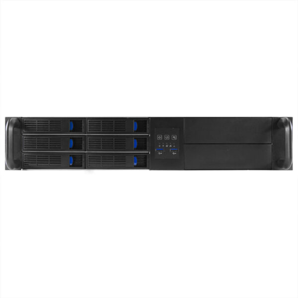 Серверный корпус 2U NR-R216 2x800Вт 6xHot Swap SAS/SATA, 5.25x2ext (EATX 12x13, 650mm) черный — изображение 3