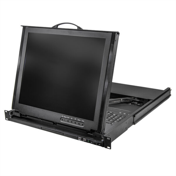 Консоль 1U NR-MDR1701P, 17" TFT, Монитор, клавиатура, тачпад, DualRail, Negorack