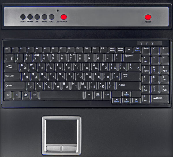 Консоль 1U NR-MSR2901L, 19" TFT, 1 порт KVM, Монитор, клавиатура, тачпад, , Negorack — изображение 7