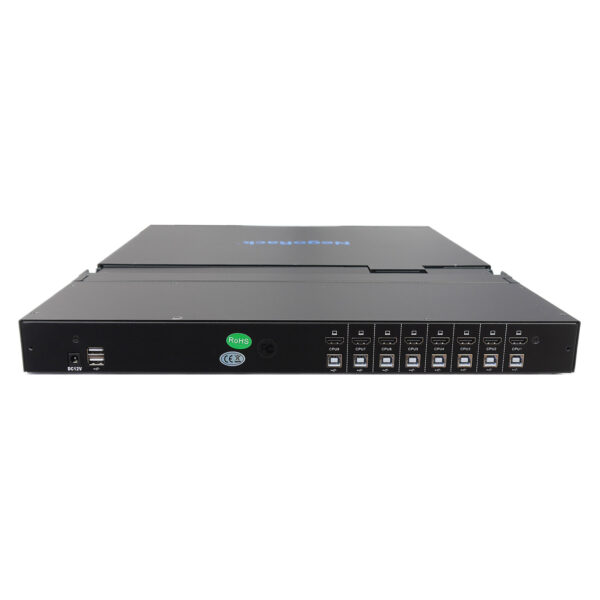 Консоль 1U NR-MSR2908HDMI, 8 портов KVM, кабели 8шт., Negorack — изображение 4