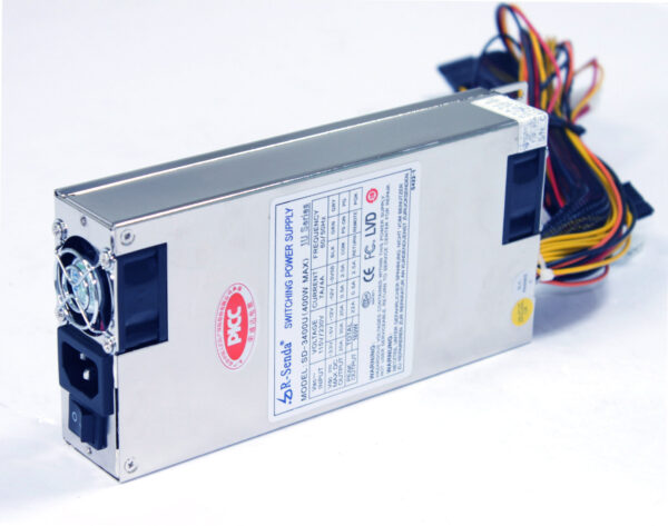 Блок питания 1U ATX SD-3400U 400Вт, EPS12V, 1U, Rsenda