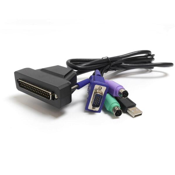 Кабель для KVM консоли Negorack MSR 1.2 метра NR-CCMSR12M, PS/2+USB