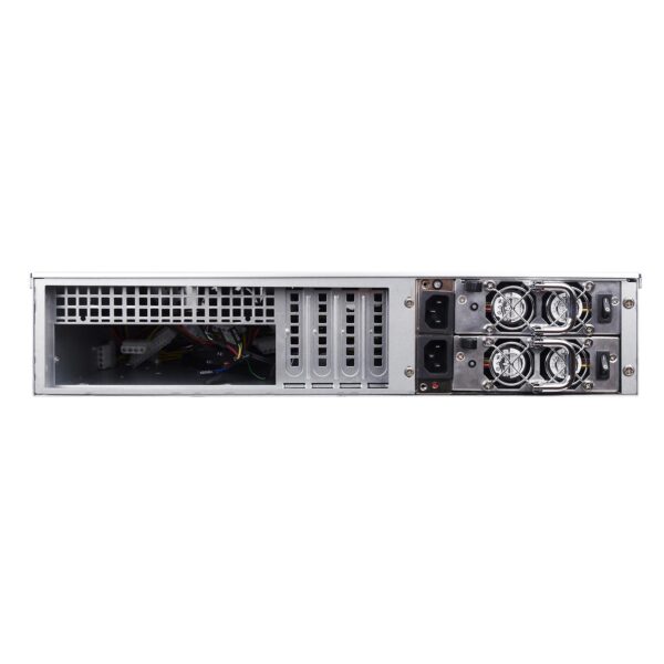 Серверный корпус 2U NR-N2442 850Вт (MicroATX, 4x5.25ext (6x3.5int), 2x3.5int, 480mm), чёрный, NegoRack — изображение 14