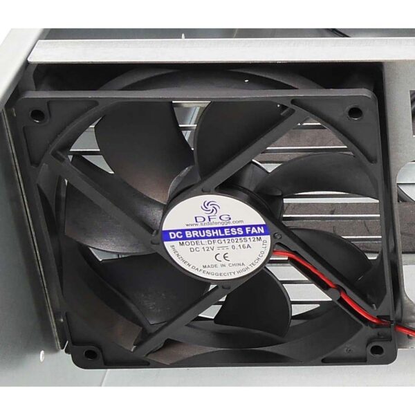 Корпус 4U NR-M48B (6xGPU или 8хGPU, ATX 12x9.6, 1x3.5int), 6xDelta fans, 650mm, черный, NegoRack — изображение 15