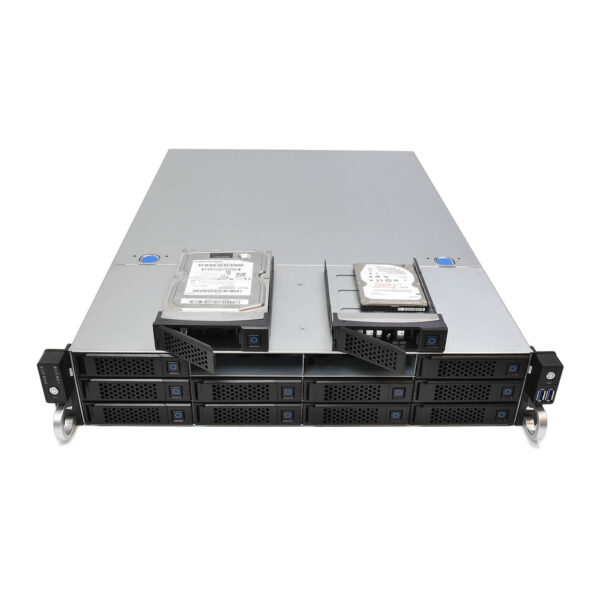 Серверный корпус 2U NR-H212 2x800Вт 12xHot Swap + 2xHS SAS/SATA (EATX 12x13, 650mm) черный,Negorack — изображение 3