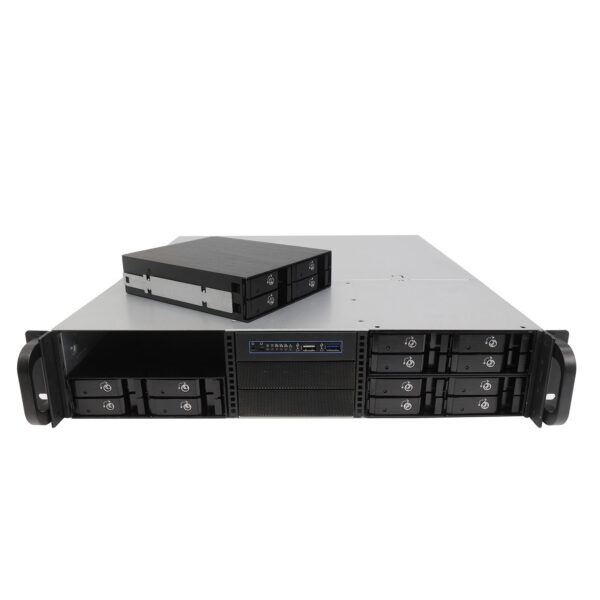 Серверный корпус 2U NR-N2442-H16 (EATX 12x13, 16x 2.5 HS SAS/SATA, 2x3.5int, 480mm), чёрный, NegoRack — изображение 9