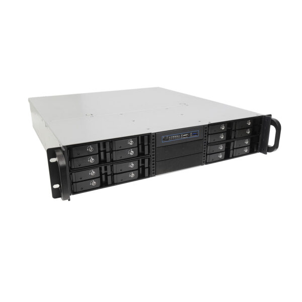 Серверный корпус 2U NR-N2442-H16 (EATX 12x13, 16x 2.5 HS SAS/SATA, 2x3.5int, 480mm), чёрный, NegoRack — изображение 4