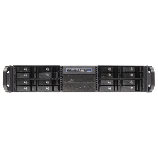 Серверный корпус 2U NR-N2442-H16 (EATX 12x13, 16x 2.5 HS SAS/SATA, 2x3.5int, 480mm), чёрный, NegoRack — изображение 6