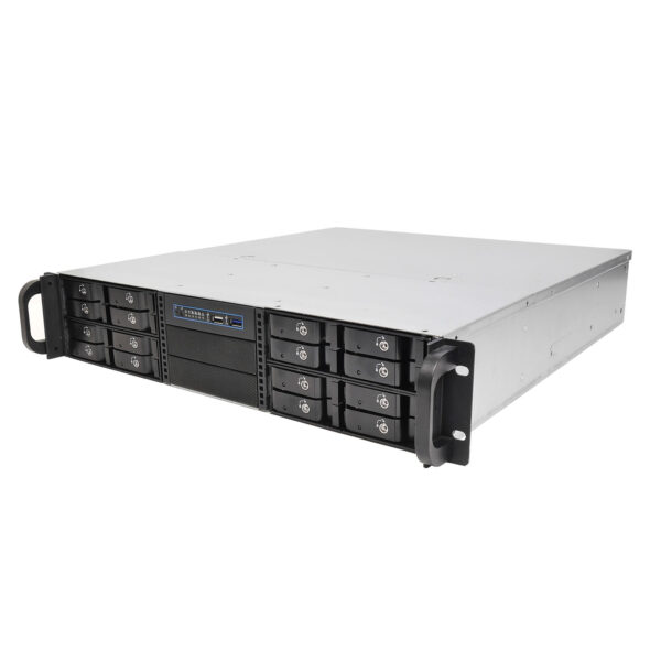 Серверный корпус 2U NR-N2442-H16 (EATX 12x13, 16x 2.5 HS SAS/SATA, 2x3.5int, 480mm), чёрный, NegoRack