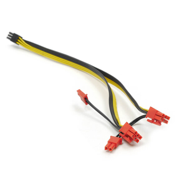 Кабель питания PCI-Express 6pin M - 2x 8(6+2)pin/M 30см, CBL-045, Negorack — изображение 3