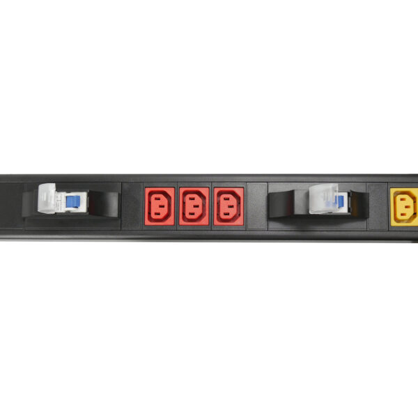 Блок силовых розеток в стойку 19" NR-PDU9C13-32CPB-I-2M, 9 розеток C13, 32А, шнур 2м, вилка IEC60309 — изображение 3