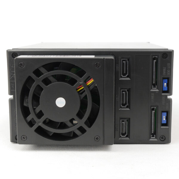 Корзина NR-BP2300SS-BK 2x5,25" с функцией "горячей замены" для 3х3.5" SAS/SATA2 HDD, металл, черная — изображение 5