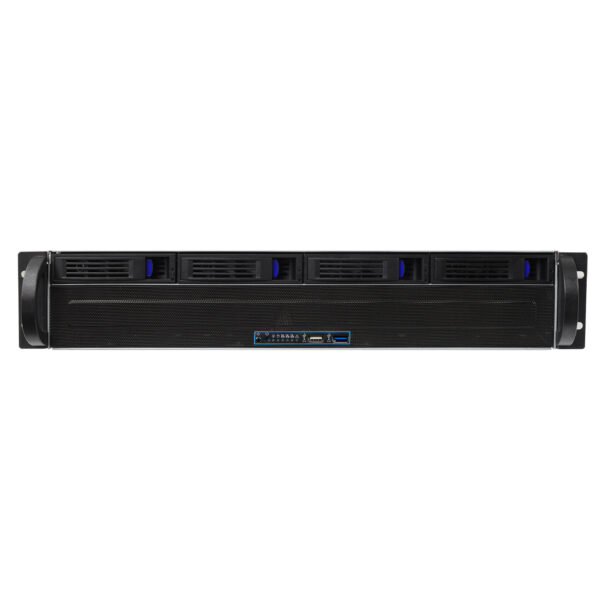 Серверный корпус 2U NR-R204 2x500Вт 4xHot Swap SAS/SATA (EATX 12x13, 380mm), черный, Negorack — изображение 2