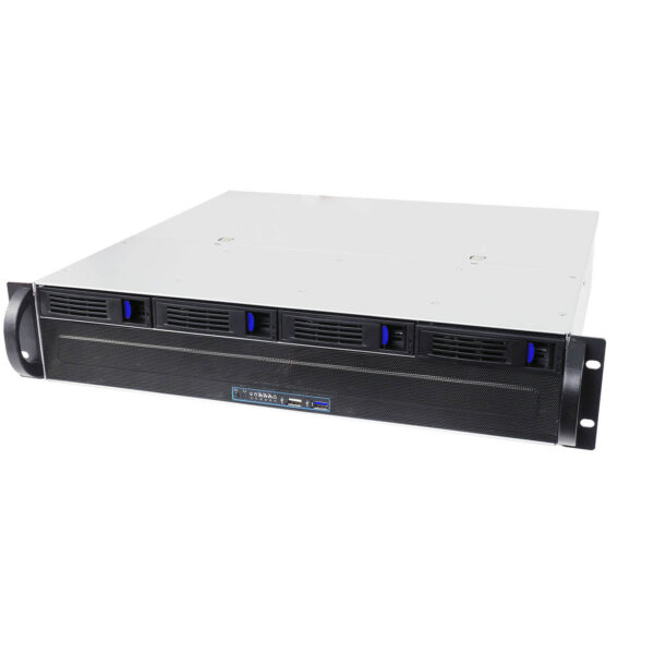 Серверный корпус 2U NR-R204 2x300Вт 4xHot Swap SAS/SATA (EATX 12x13, 380mm), черный, Negorack