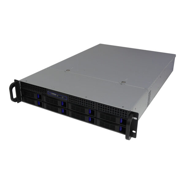 Серверный корпус 2U NR-R218 2x600Вт 8xHot Swap SAS/SATA (EATX 12x13, Slim CD, 650mm) черный Negorack