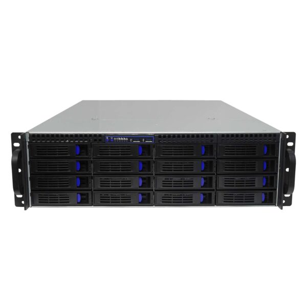 Серверный корпус 3U NR-R316 БП 600Вт 16xHot Swap SAS/SATA (EATX 12x13, Slim CD, 650mm) черный — изображение 3