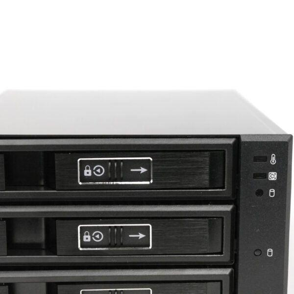 Корзина NR-BP23SS 2x5,25" с функцией "горячей замены" для 3х3.5" SAS/SATA HDD,металл,черная,Negorack — изображение 3