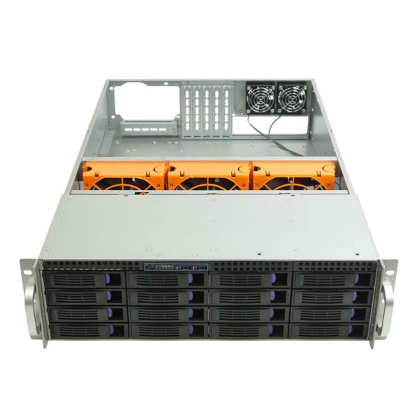 Серверный корпус 3U NR-R316 БП 2U 600Вт 16xHot Swap SAS/SATA (EATX 12x13, Slim CD, 650mm) черный — изображение 6