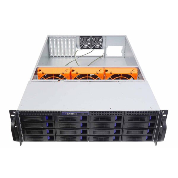 Серверный корпус 3U NR-R316 БП 2x1000Вт 16xHot Swap SAS/SATA (EATX 12x13, Slim CD, 650mm) черный — изображение 5