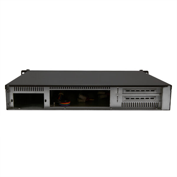 Серверный корпус 1.5U NR-R152 300Вт (MiniITX, 2x3.5"hotswap SATA, 2x2.5"int, 280mm) черный, NegoRack — изображение 3