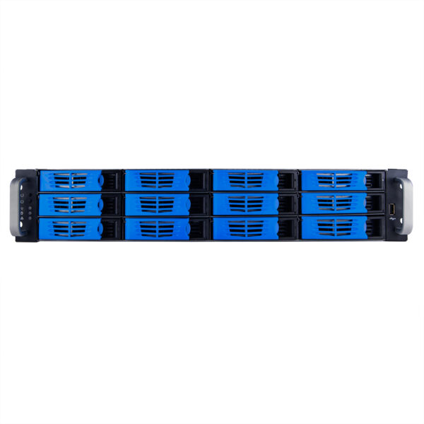 Серверный корпус 2U NR-R2012 2x800Вт 12xHot Swap SAS/SATA (ATX 10x12, 550mm), черный, Negorack — изображение 2