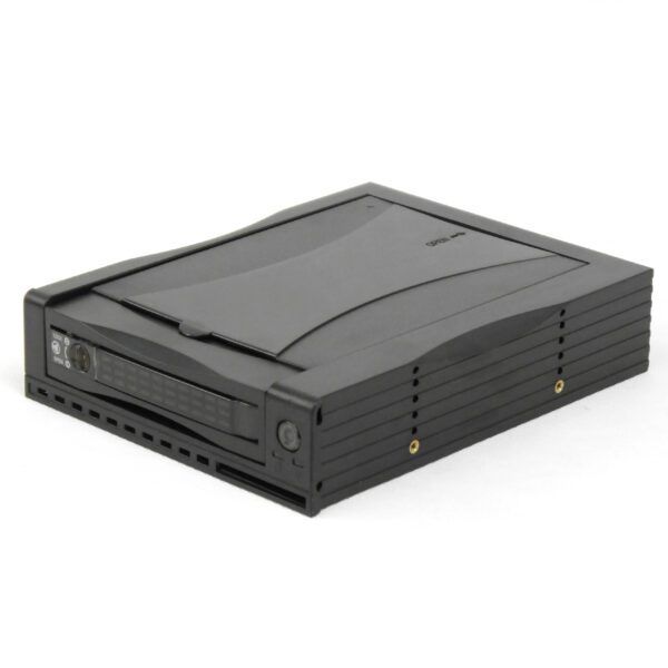 Корзина SNT-125SATA 1x5,25" с салазками "горячей замены" для 1х3,5" SATA HDD, черная