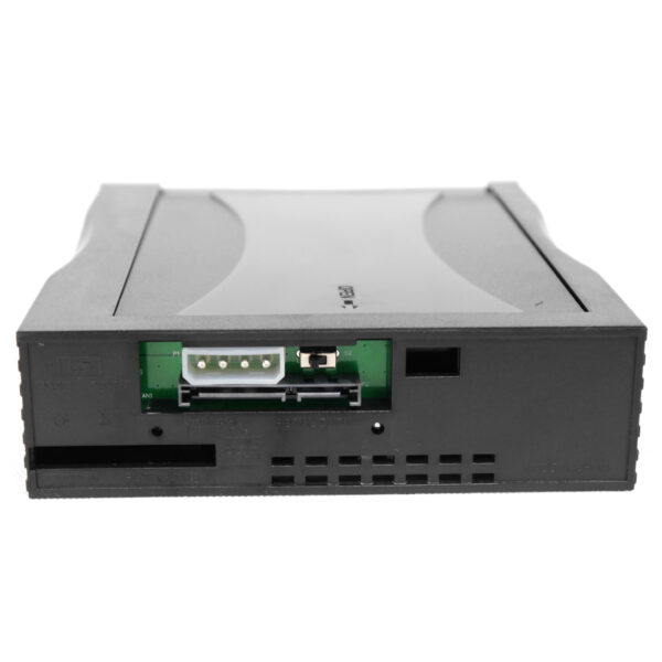 Корзина SNT-125SATA 1x5,25" с салазками "горячей замены" для 1х3,5" SATA HDD, черная — изображение 6