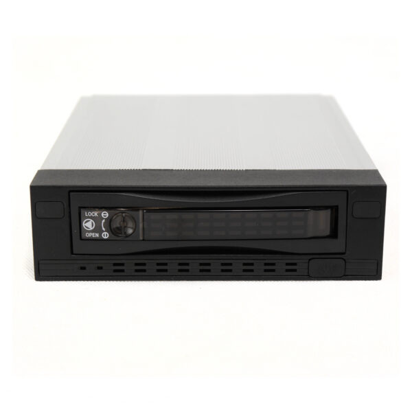 Корзина ST-136SS 1x5,25" с салазками "горячей замены" для 1х3.5" SAS/SATA HDD, металл, черная — изображение 2