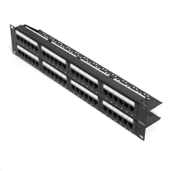 Патч-панель 19"(2U), UTP, RJ45, 48 портов, кат 5e, SL5PP4802U106, Sur-link