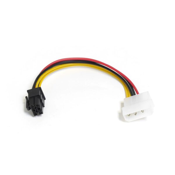 Переходник питания для видеокарты,  4pin (Molex) на 6pin,  длина 18см, CBL-038, Negorack