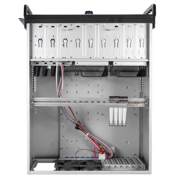 Серверный корпус 4U NR-D415-3 (EATX 12x13, 9x5.25ext or 12x3.5"int 550mm) черный — изображение 7