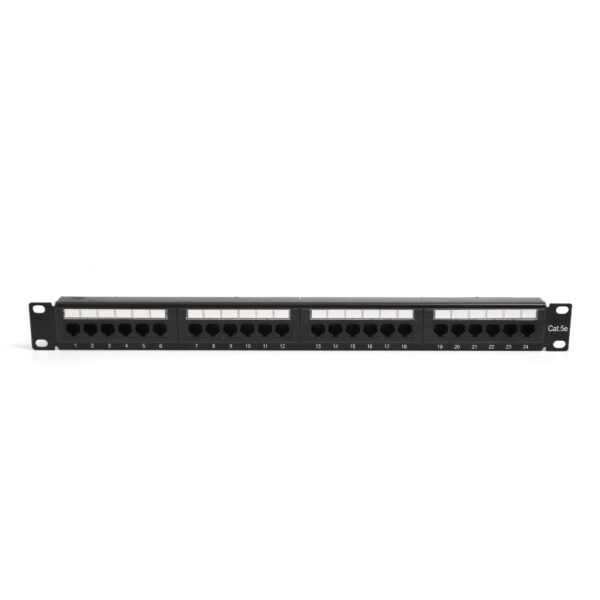 Патч-панель 19"(1U), UTP, RJ45, 24 порта, кат 5e, SL5PP2402U106, Sur-link, с кабельным организатором — изображение 4