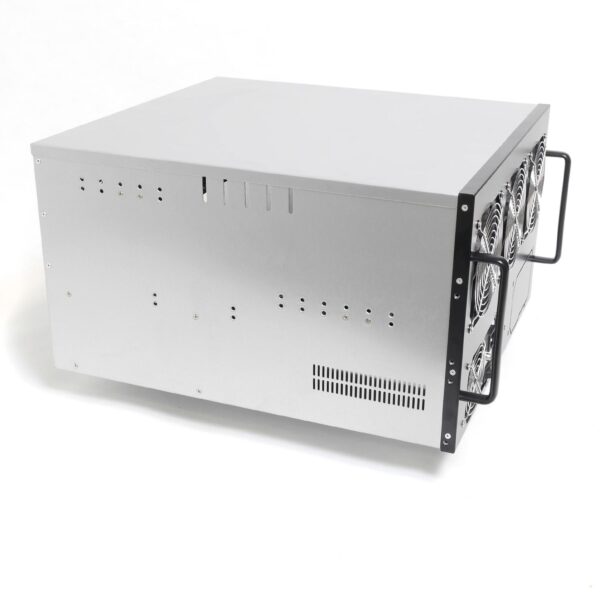 Корпус 6U NR-M66 1600Вт (6xGPU или 8xGPU, ATX 12x9.6, 1x3.5int), 470mm, черный, NegoRack — изображение 3